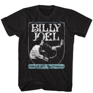 Billy Joel Piano Man Live In Concert Music Shirt